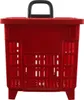 Einkaufstrolley Einkaufskorb m. Rollen 55L Rot Produktbild-Vorschau 6