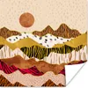 MuchoWow® Poster Tiger Druck - Pastell - Gold - Druck - Produktbild-Vorschau 1