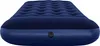 A blue inflatable mattress is shown from the front. Náhled obrázku produktu