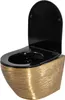 Vaso Wc Sospeso Rea Carlo Flat Brush Gold Anteprima dell’immagine prodotto 5
