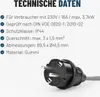 ABSINA 6x Schutzkontakt Stecker mit Knickschutz - Gummi Produktbild-Vorschau 11