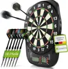 Juskys Elektronische Dartscheibe mit 32 Spielen & Zubehör – Produktbild-Vorschau 1