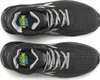 A top-down view of two black safety shoes with gray laces. Produktbild-Vorschau