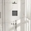 BALNEO Wandnische WALL-BOX NO RIM 30 x 30 x 10 cm Gunmetal Produktbild-Vorschau 2