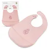 Real Madrid Baby Lätzchen aus Silikon – Rosa, BPA-frei Produktbild-Vorschau 1