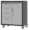 Stabiler Metall-Werkzeugschrank mit Rollen – 75 × 42 × 88 Produktbild-Vorschau 12