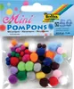 folia Mini-Pompons 50 Stück farbig sortiert Produktbild-Vorschau 1