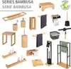 WENKO Wand Regal Bambus Ablage Bambus Bad 60 cm BAMBUSA Produktbild-Vorschau 5