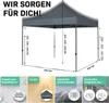 VONROC Pavillon 3x3m wasserdicht stabil - Partyzelt EasyUp Produktbild-Vorschau 4