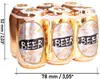A six-pack of beer can-shaped Christmas ornaments. Náhled obrázku produktu