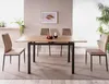 Sedia imbottita BRITA - beige / nero Anteprima dell’immagine prodotto 8