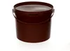 BenBow Eimer mit Deckel 10L x1 Braun - lebensmittelecht, Produktbild-Vorschau 2