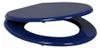 sanicomfort WC-Sitz FINE Blau – MDF Toilettensitz mit Produktbild-Vorschau 3