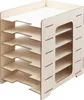 Großer Dokumenten-Organizer aus Sperrholz, 32x23 cm Produktbild-Vorschau 2