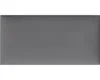 Wandkissen Kordsamt grau Textil-Optik 30 x 60 cm Produktbild-Vorschau 2