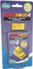 The image shows the retail packaging of a ThinkFun Rush Hour 4 Add-on Pack, which includes a yellow toy car and a card set. Produktbild-Vorschau
