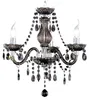 Kroonluchter Luster Crystal 40cm 3-lichts zwart transparant Productafbeelding-voorbeeld 7