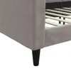 vidaXL Tagesbett Taupe 90x200 cm Stoff Produktbild-Vorschau 6