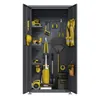 DEGAMO Gartenschrank LÜBECK 90x65x187cm, Stahl verzinkt Produktbild-Vorschau 5