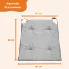 Set di 4 cuscini per sedie, 42 x 40 cm, adatti sia per Anteprima dell’immagine prodotto 8
