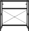vidaXL Rám umývadla do kúpeľne čierny 79x38x83 cm železo Náhľad obrázku produktu 3