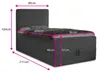 Boxspringbett Mollo Mini mit Bettkasten und Matratzentopper Produktbild-Vorschau 7