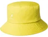 Kangol rollbar Washed Bucket Fischerhut aus reiner Baumwolle in gelb