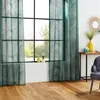 A room interior with a window, curtains, and furniture. Produktbild-Vorschau