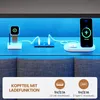 AODEMOKO Polsterbett mit LED-Beleuchtung, Ladestation, 2 Produktbild-Vorschau 8