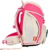Side view of a pink and beige backpack. Produktbild-Vorschau