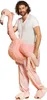 A man wearing a flamingo costume. Produktbild-Vorschau