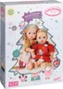 The image shows the front of a Baby Annabell Advent calendar box, designed with a Christmas tree theme. Podgląd zdjęcia produktu