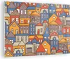 Bilder auf glas - Stadt Haus Straße - 70x50cm - Glasbilder Produktbild-Vorschau 1