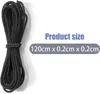 A coiled black cord is shown on a white background, with text indicating product size. Náhled obrázku produktu