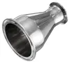 Sanitär-Reduzierstück 3" x 1-1/2", 304 Edelstahl, Tri-Clamp 91 x 50,5 mm Vista previa de la imagen del producto