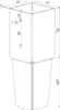 TRIBECCO®Pfostenträger Einschlagbodenhülse 61 x 61 mm Länge Produktbild-Vorschau 2