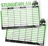 itenga Stundenplan TRAKTOR DIN A4  einseitig abwischbar Produktbild-Vorschau 1