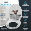 SANILO® WC sedátko s pomalým sklápěním a rychloupínáním Náhled obrázku produktu 3