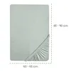 roba Spannbettlaken für Wiegenmatratzen 40 x 90 cm und 45 x Produktbild-Vorschau 5