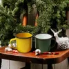 Emaille-Campingbecher, mehrfarbig, für Kaffee, Tee, Produktbild-Vorschau 6