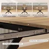 HOMCOM Esstisch Ausziehbar 100/135 x 100cm Esszimmertisch Produktbild-Vorschau 5