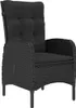 The Living Store 3-tlg. Garten-Essgruppe Poly Rattan und Produktbild-Vorschau 4
