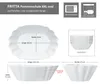 6x Fritta Pommesschale oval weiß Currywurst-Schale Produktbild-Vorschau 6