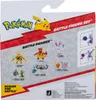 The back of a Pokemon Battle Figures toy packaging, showing various Pokemon figures included in the set. Anteprima dell’immagine prodotto