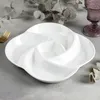 Taca do serwowania Wilmax 30 cm z przegrodami, porcelanowa, Podgląd zdjęcia produktu 5