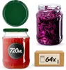 KADAX Pots à confiture avec couvercle "Jukka", Pots à Voir les images du produit 1