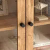 Bücherregal, 2 Glastüren, Nussbaum, Modern, 80x190 cm Produktbild-Vorschau 8