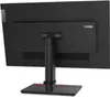 The back view of a black Lenovo ThinkVision monitor on a white background. Produktbild-Vorschau