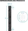Wałek wielowypustowy WOM BT2 300 mm do wałka WOM z Podgląd zdjęcia produktu 6