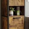 169 cm hoher Schrank – schmales Regal für das Badezimmer Produktbild-Vorschau 8